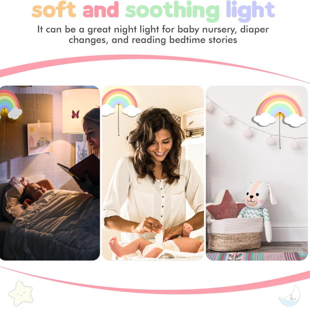 Lampă decorativă pentru perete, model Curcubeu [5]