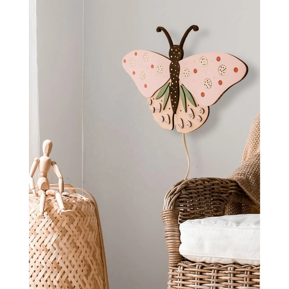 Lampă decorativă pentru perete, model Fluture [4]