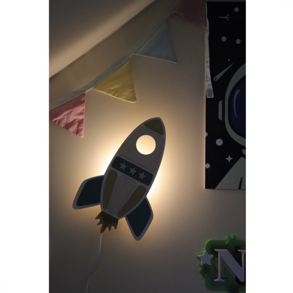 Lampă decorativă pentru perete, model Rachetă [2]