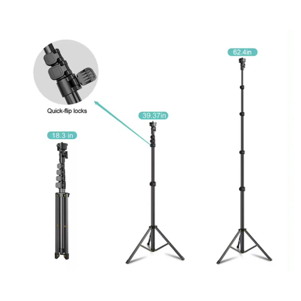 Lampă selfie RGB circulară profesională cu trepied inclus [3]