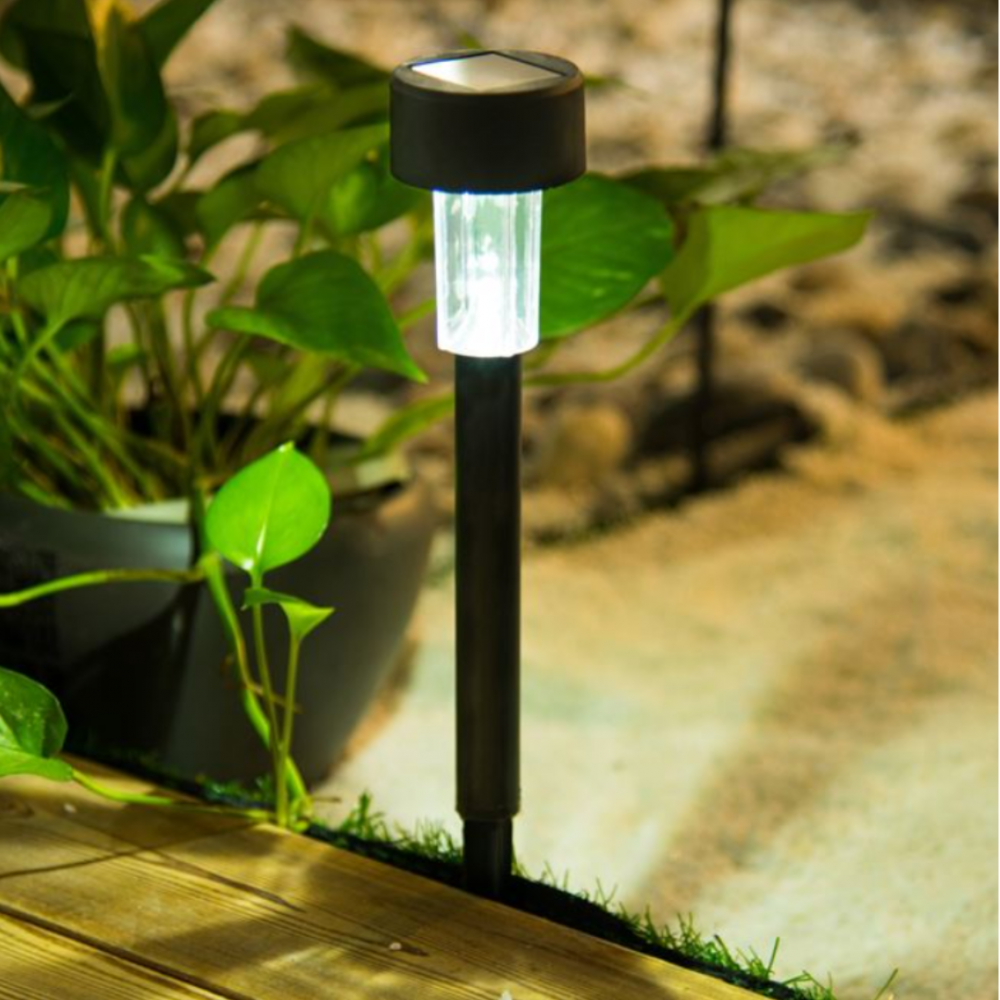 Lampă solară LED pentru grădină, cu țăruș, din plastic [5]