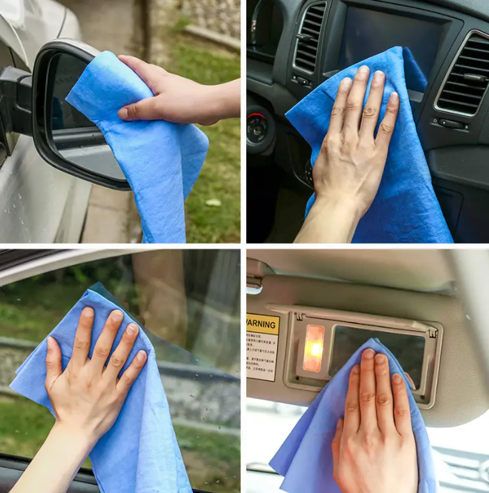 Laveta magica, multifunctionala si Eficienta de Curatare a Prafului pentru Casa, Masina, Geamuri si Vase, Verde [4]