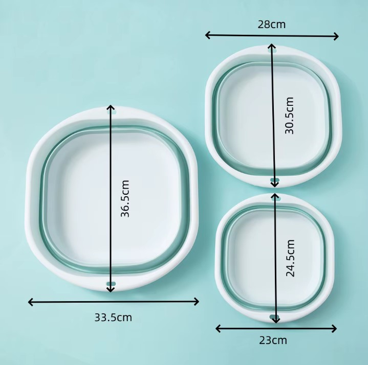 Lighean pliabil multifunctional cu design anti-alunecare si agatatoare, marime M [3]