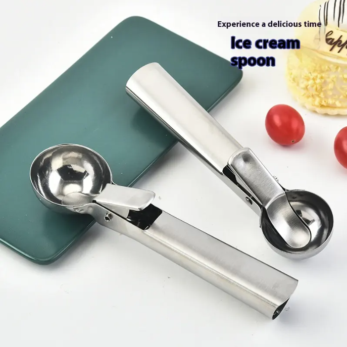 Lingura pentru inghetata din otel inoxidabil 18 cm [3]