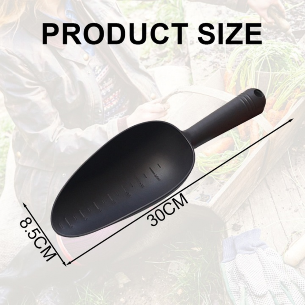 Lopată de grădină pentru sol, negru [2]