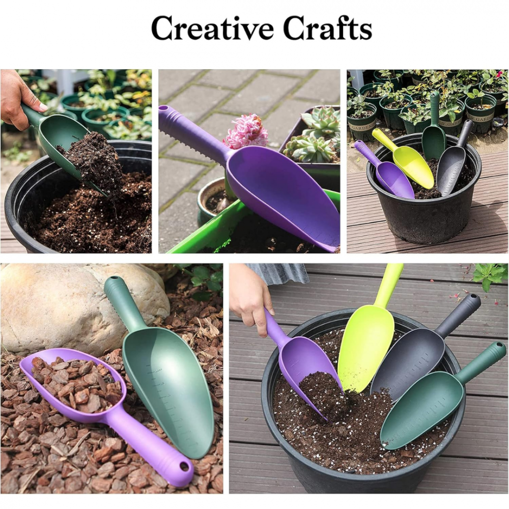 Lopată de grădină pentru sol, verde [4]