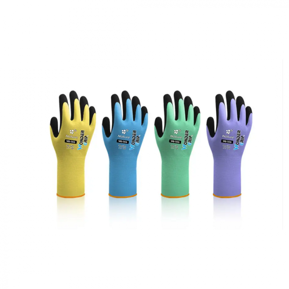 Mănuși din nylon pentru grădină, mărimea M, albastru [3]