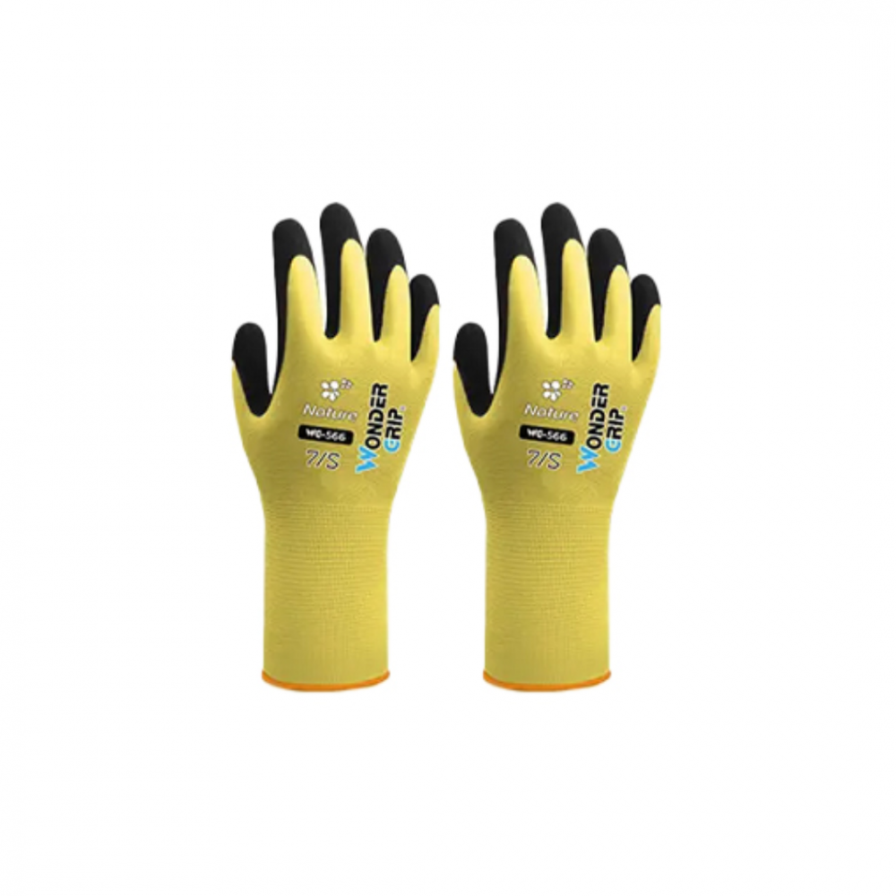 Mănuși din nylon pentru grădină, mărimea M, Galben [1]