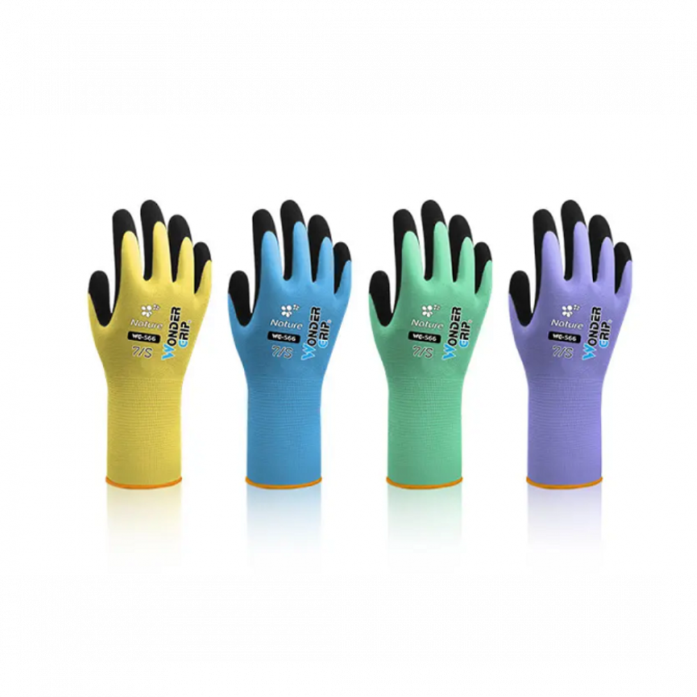 Mănuși din nylon pentru grădină, mărimea M, Galben [3]