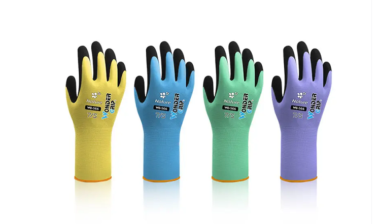 Mănuși din nylon pentru grădină, mărimea M, Verde [3]