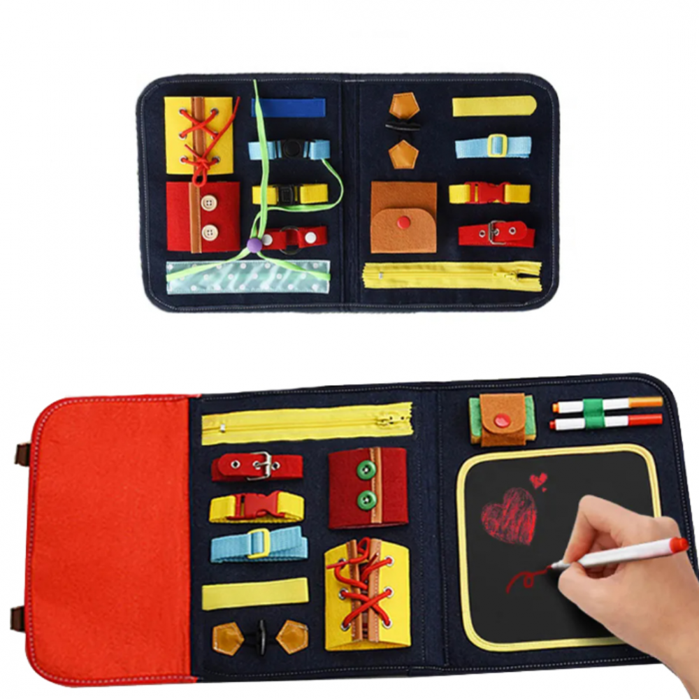 Mapă senzorială tip Montessori, pliere ghiozdanel [2]