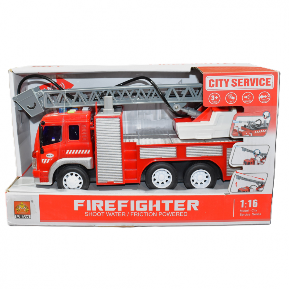 Mașină de pompieri cu scară și pompă de apă [3]