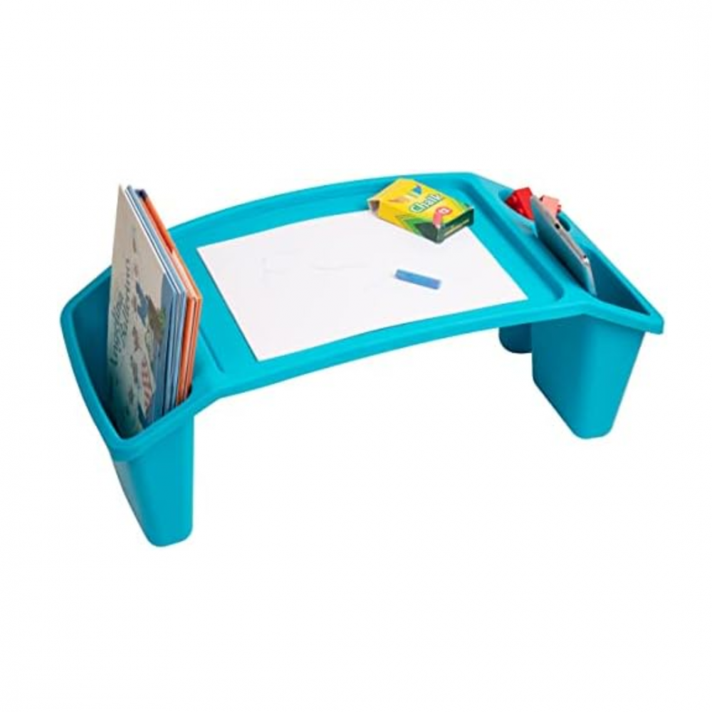 Măsuță multifuncțională pentru activități, cu spații de depozitare, bleu [2]