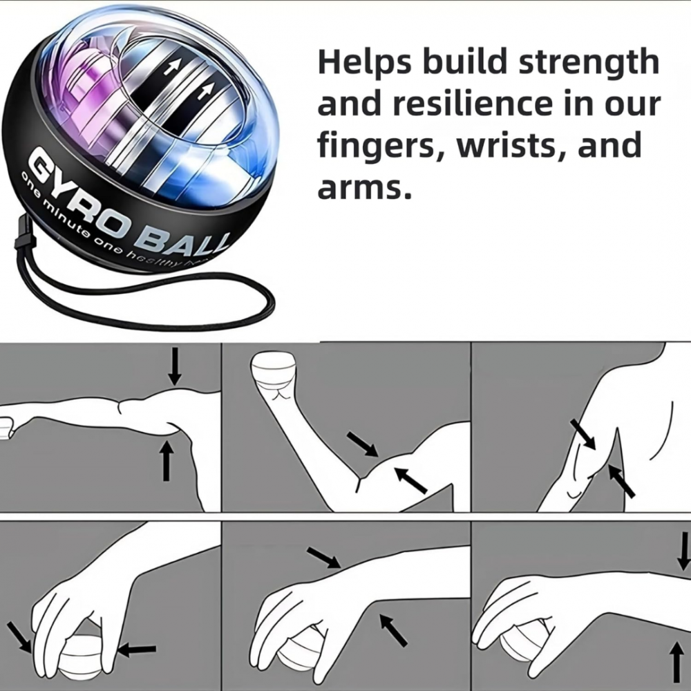 Minge giroscop Powerball, Albastru [8]