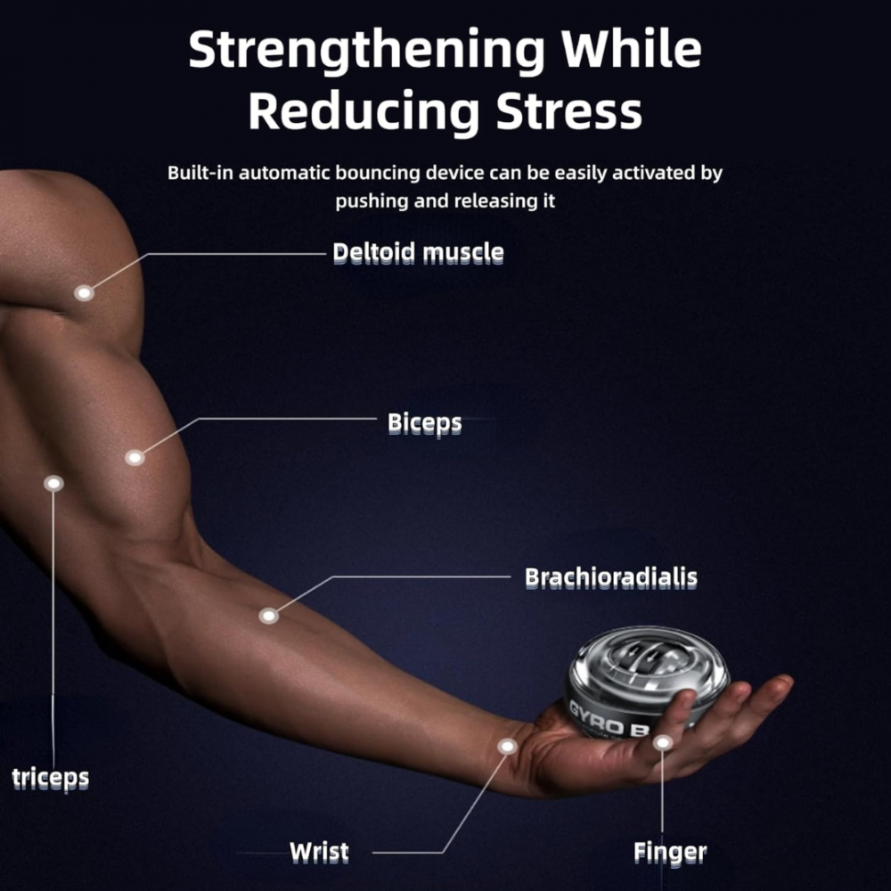 Minge giroscop Powerball, Negru [7]