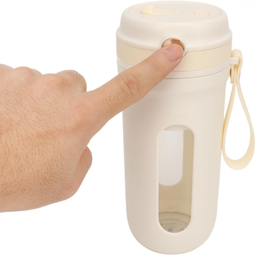 Mini Blender Electric Portabil, Compact, 350 ml, 10 Lame, USB-C [3]