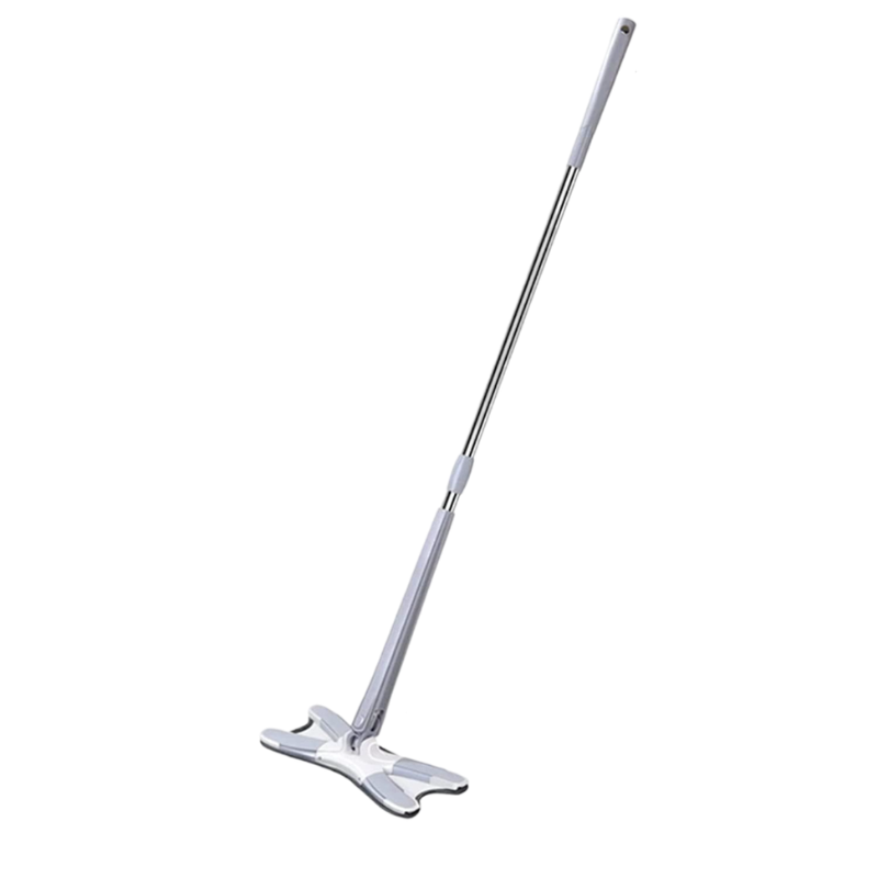 Mop în formă de X, cu reglare telescopică și cap rotativ 360 de grade, alb [1]