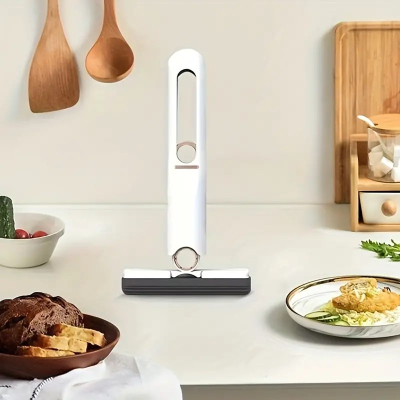 Mop portabil, mini, cu sistem antistoarcere și burete detașabil [5]