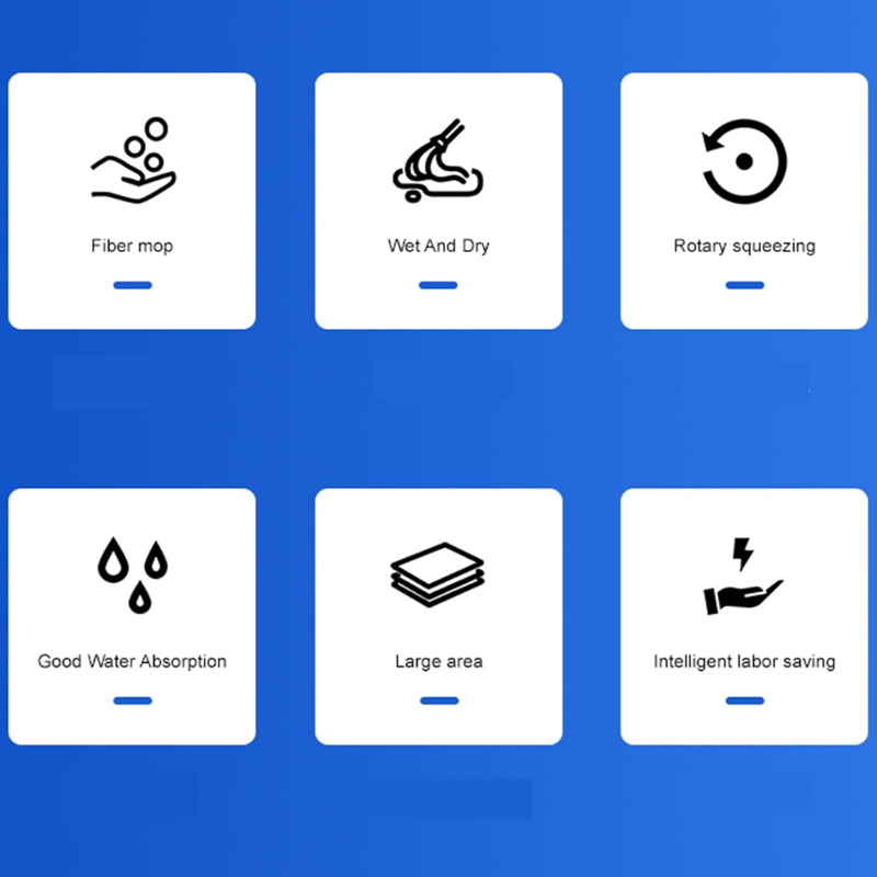 Mop rotativ cu mâner din oțel inoxidabil [5]