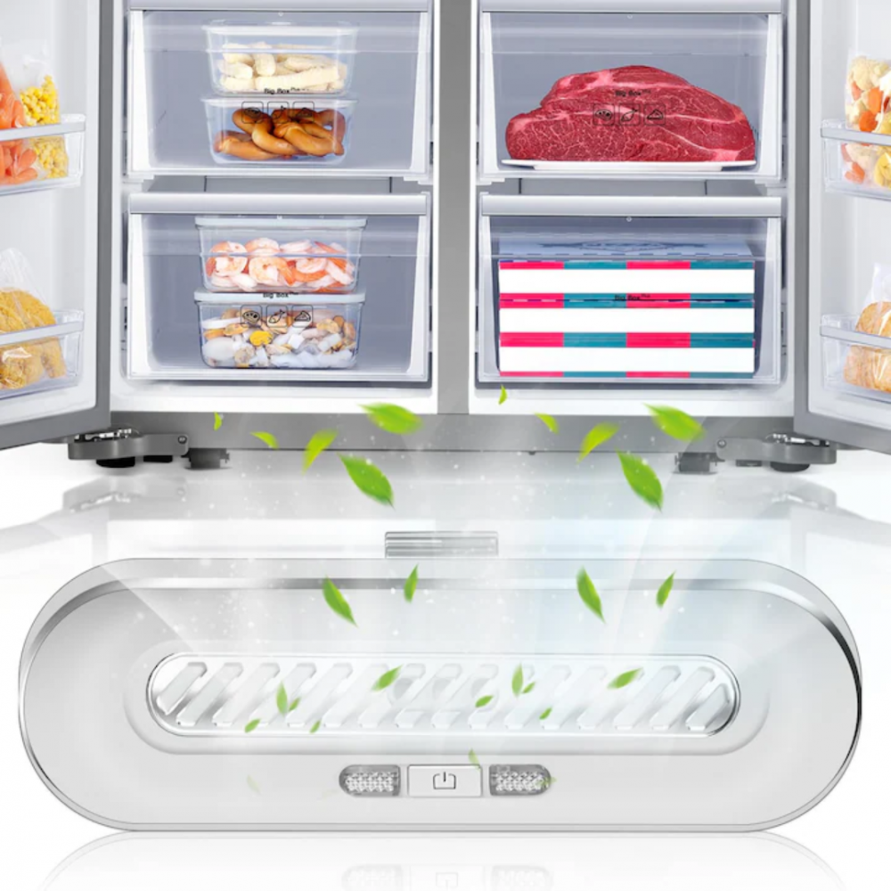 Odorizant portabil cu generator de ozon pentru frigider, alb [3]