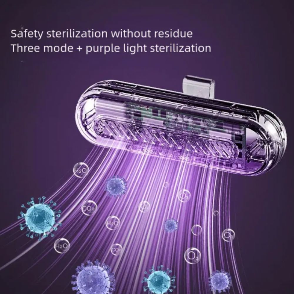 Odorizant portabil cu generator de ozon pentru frigider, alb [5]