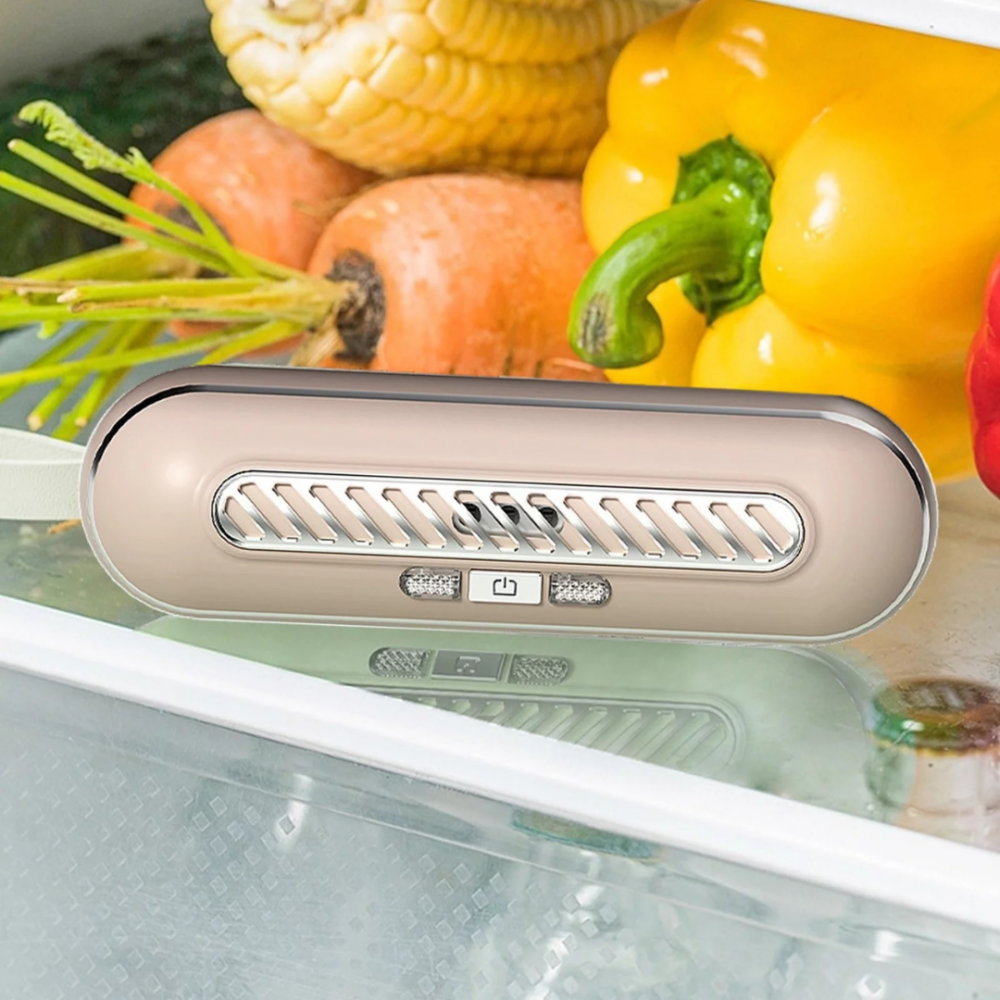Odorizant portabil cu generator de ozon pentru frigider, roz prăfuit [3]