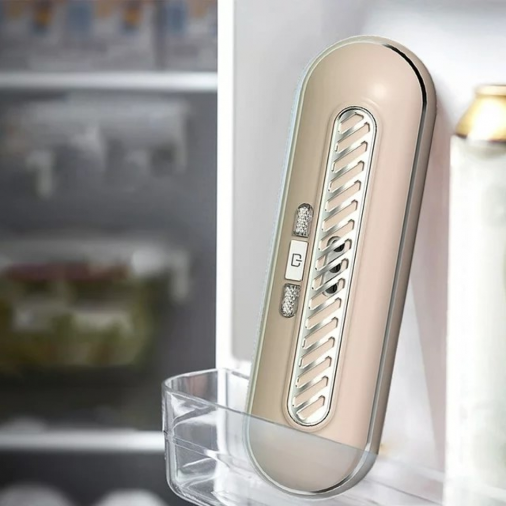 Odorizant portabil cu generator de ozon pentru frigider, roz prăfuit [4]