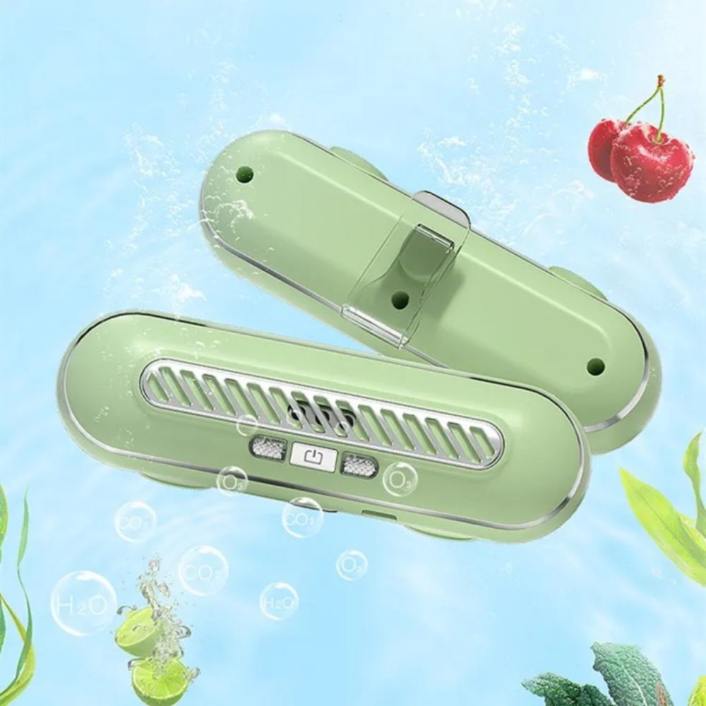 Odorizant portabil cu generator de ozon pentru frigider, verde [4]