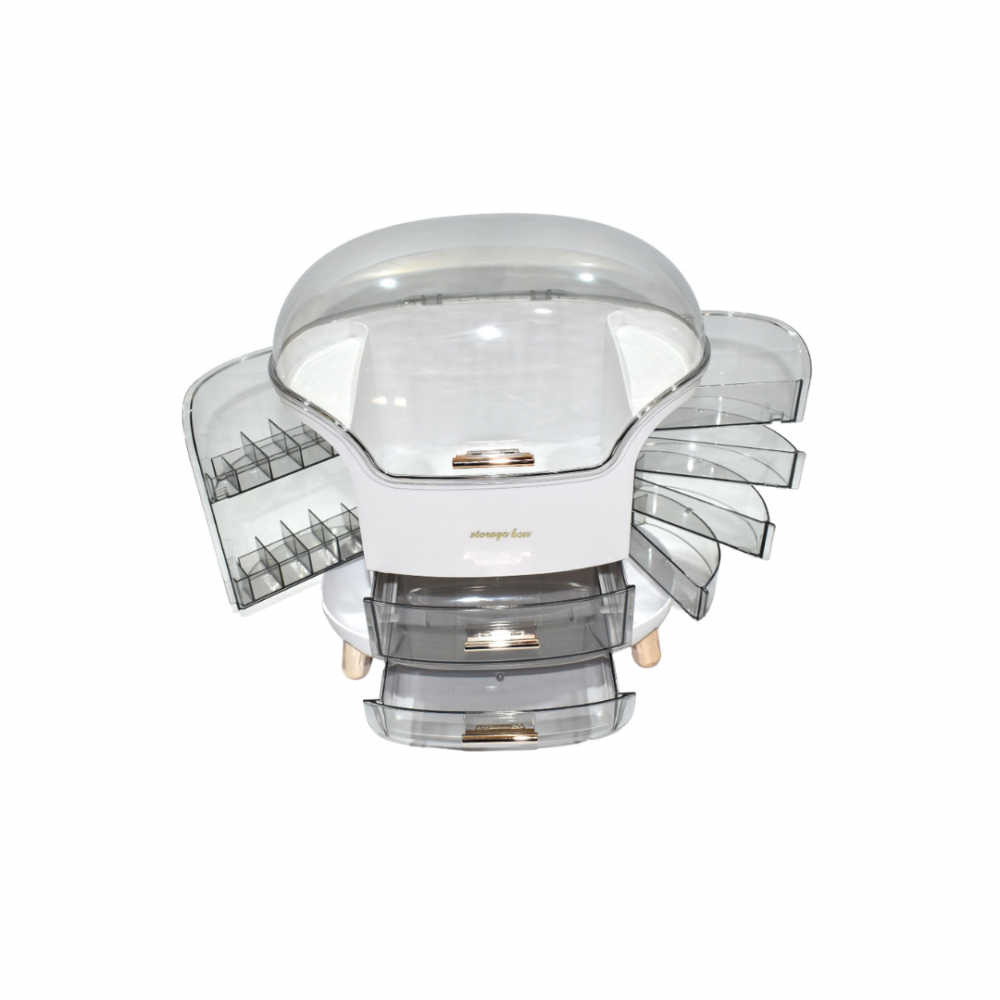 Organizator cosmetice luxury, Alb [2]