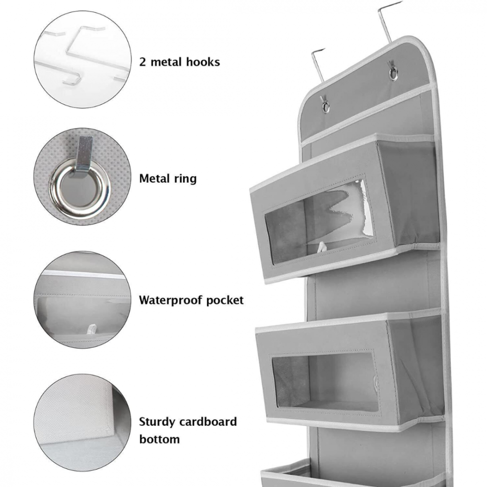 Organizator de depozitare pentru ușă sau dulap cu 4 buzunare [5]