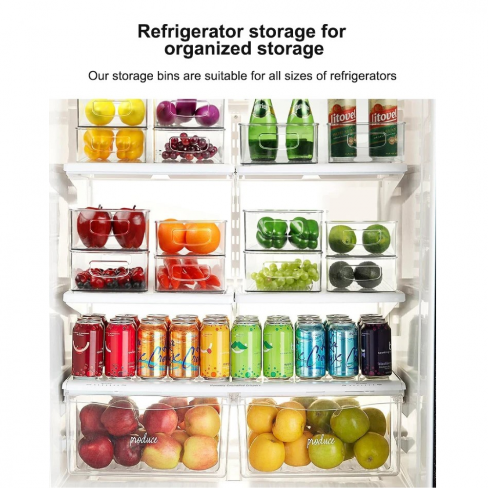 Organizator frigider alimente, set 6 bucăți [6]