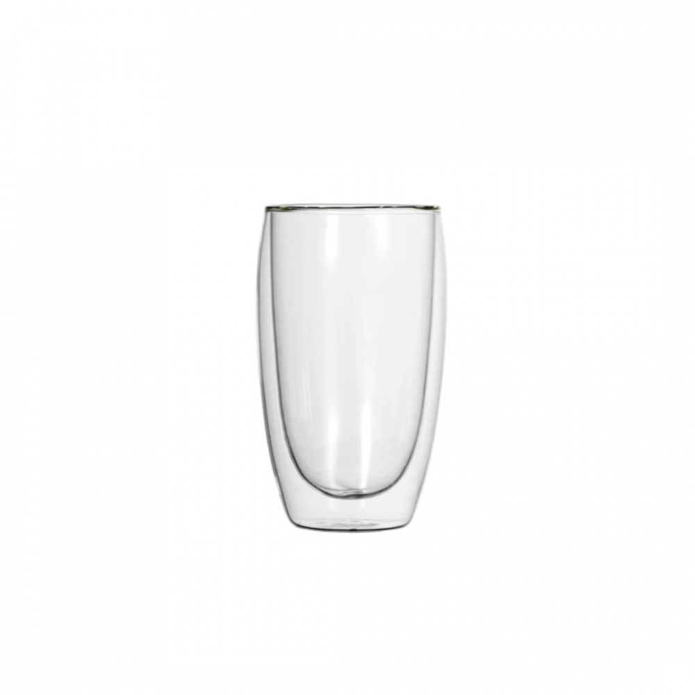 Pahar din sticlă cu pereți dubli, termorezistent, capacitate 450 ml [1]