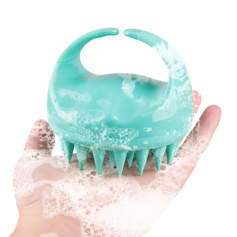 Perie din silicon pentru masaj, Turcoaz [2]