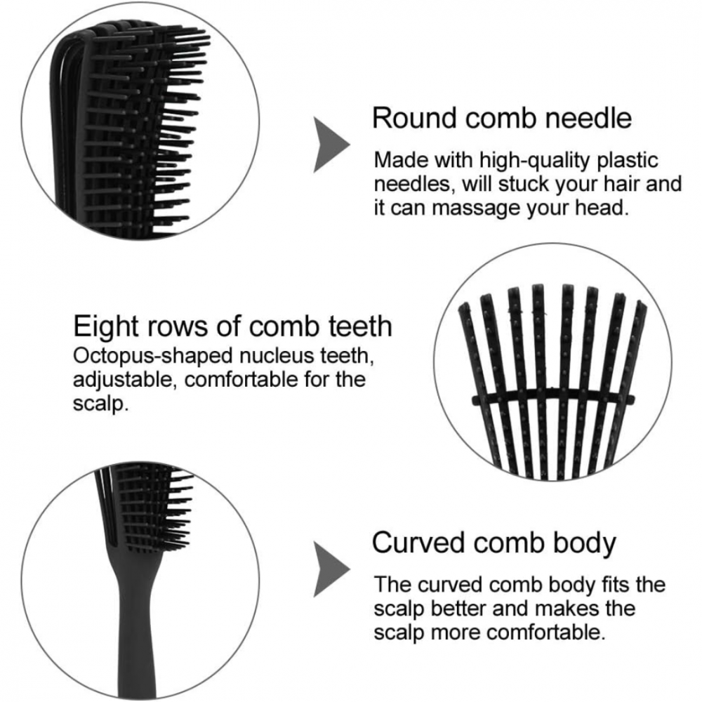 Perie flexibilă, Negru [7]