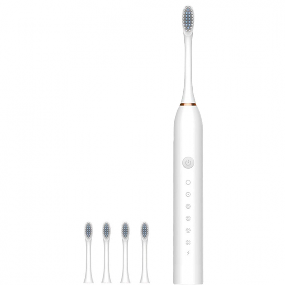 Periuță de dinți electrică, cu 4 capete, Alb [2]