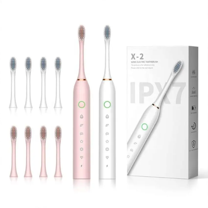 Periuta dinti electrica, 4 capete, Roz [3]