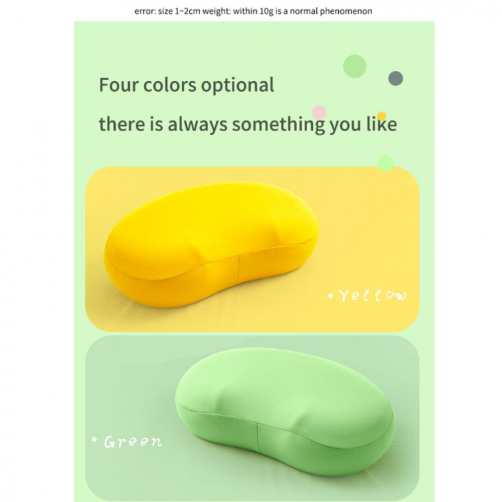 Pernă ortopedică din spumă cu memorie, pentru gât, cap și zona cervicală, Galben [4]