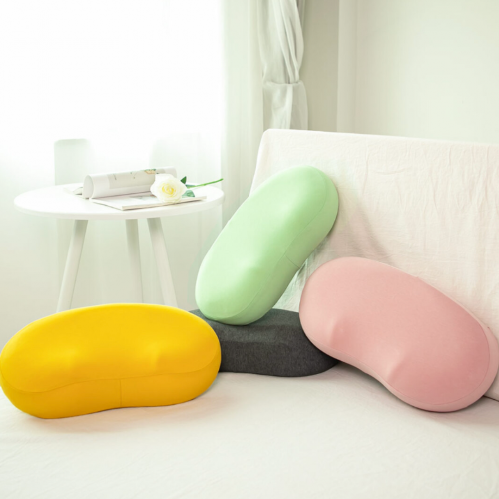 Pernă ortopedică din spumă cu memorie, pentru gât, cap și zona cervicală, Verde [7]