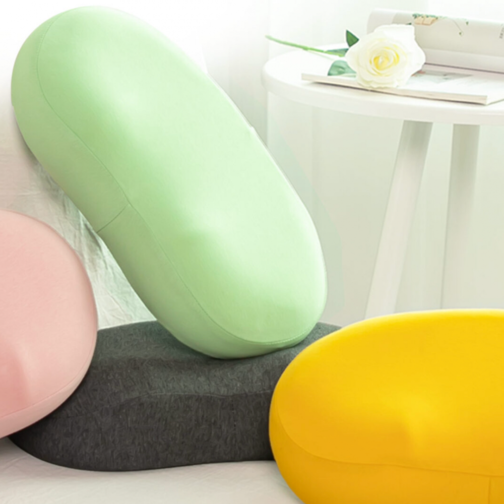 Pernă ortopedică din spumă cu memorie, pentru gât, cap și zona cervicală, Verde [8]