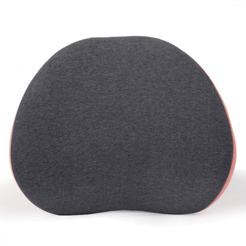 Pernă ortopedică lombară, cu spumă de memorie și husă lavabilă, Roz [5]