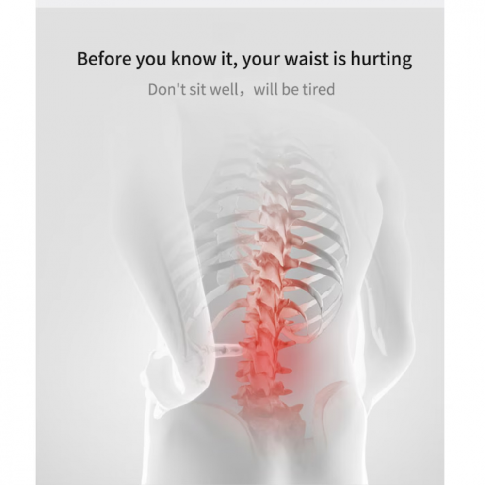 Pernă ortopedică lombară, cu spumă de memorie și husă lavabilă, Verde [6]