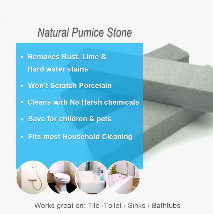 Piatra, bat curatare din sticla pumice, piatra ponce, dimensiune 14 x 4 x 4cm, culoare, Gri [2]