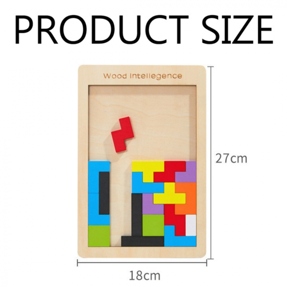 Placă din lemn Tetris [8]