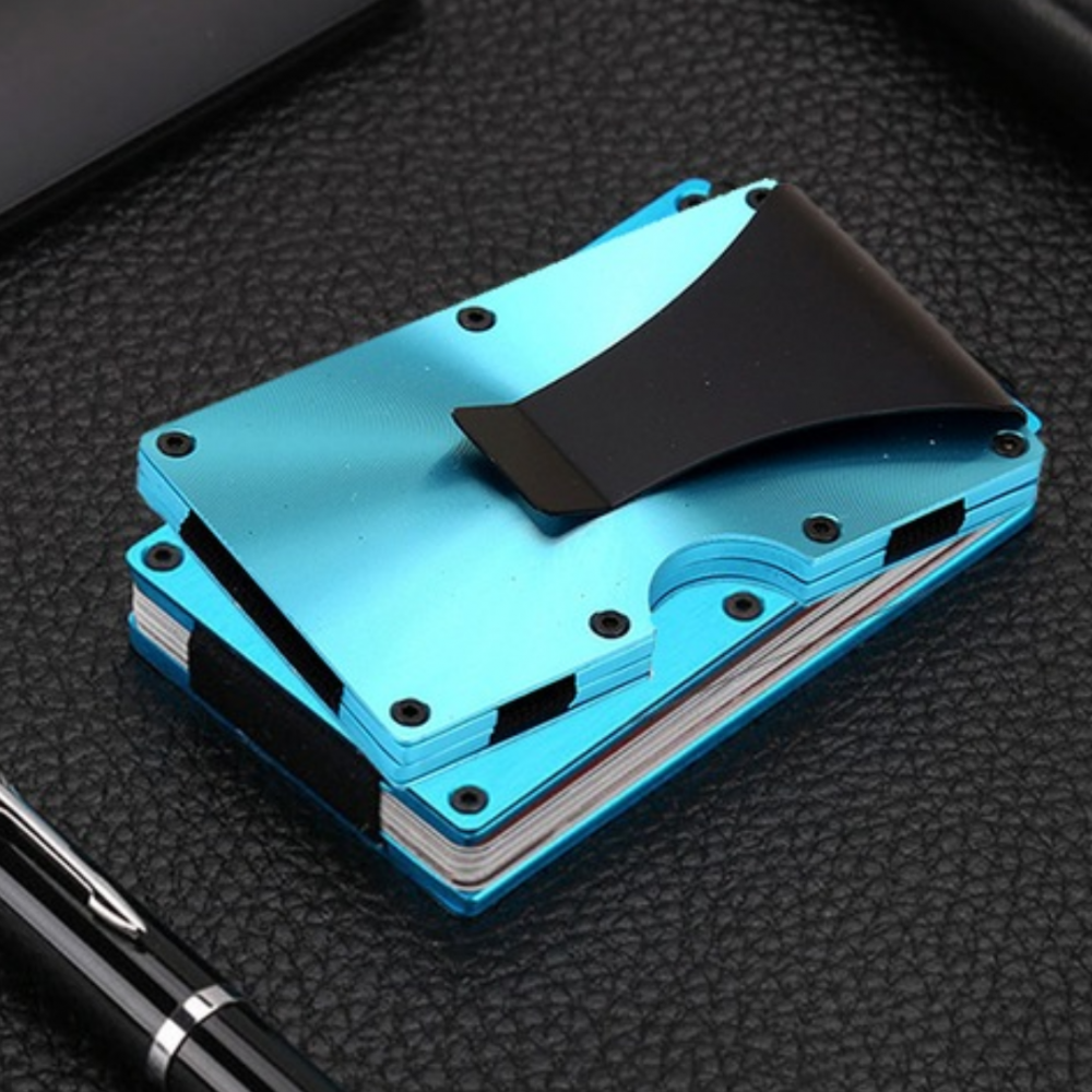 Portofel pentru carduri, albastru [4]