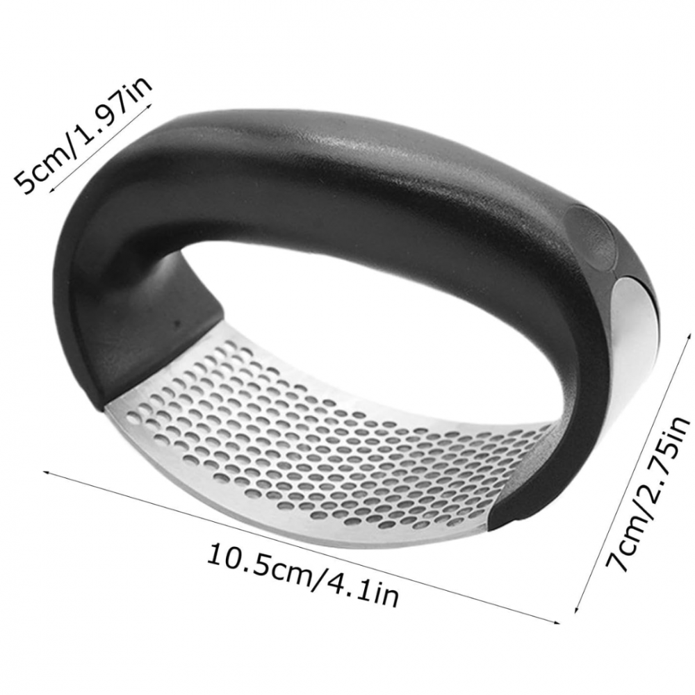 Presa de usturoi multifuncțională din inox [6]