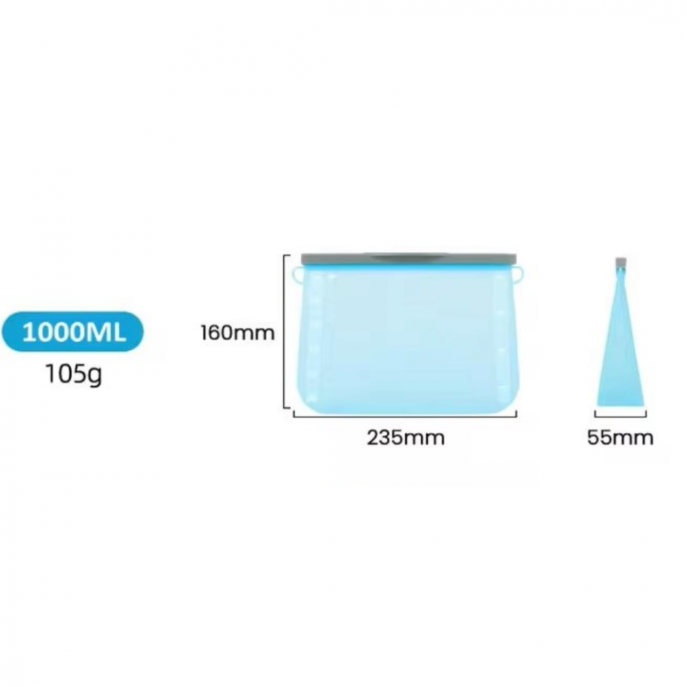 Pungă reutilizabilă pentru alimente, 1.5L, Roz [4]