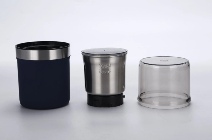 Rasnita pentru cafea si condimente din inox, utilizare umeda si uscata, protectie la supraincalzire, detasabila, capacitate 100g, cutit incrucisat din otel, 200 W, material ABS, Negru [5]