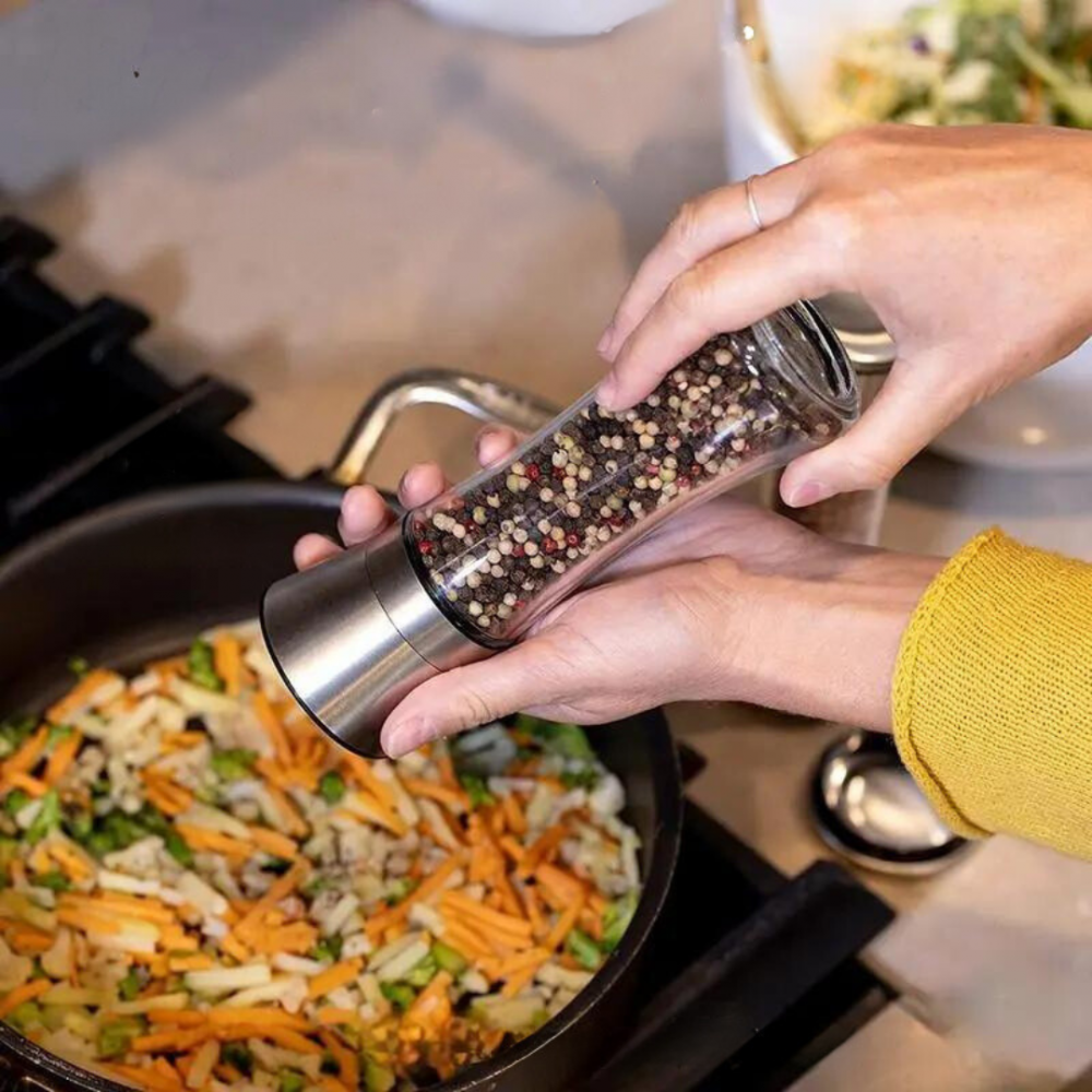 Râșniță sare sau piper din sticlă și oțel inoxidabil [3]