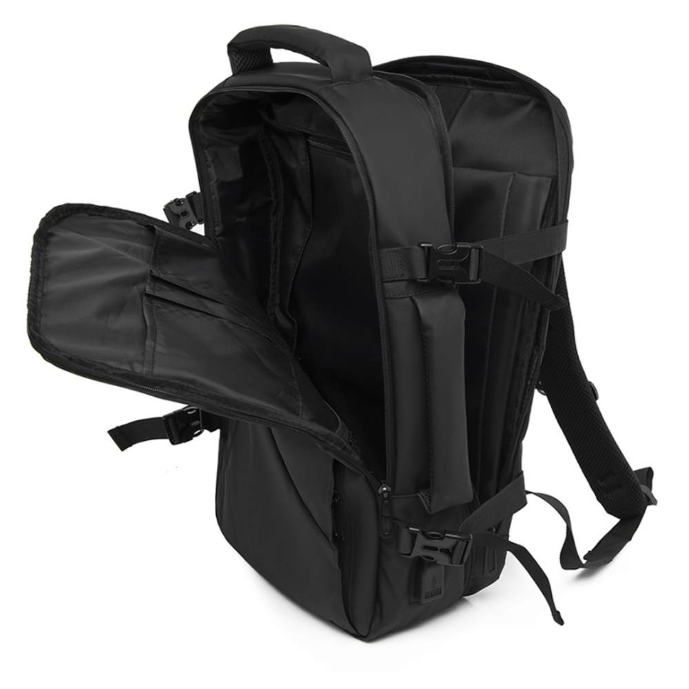 Rucsac extensibil 3 în 1, antifurt, negru [2]