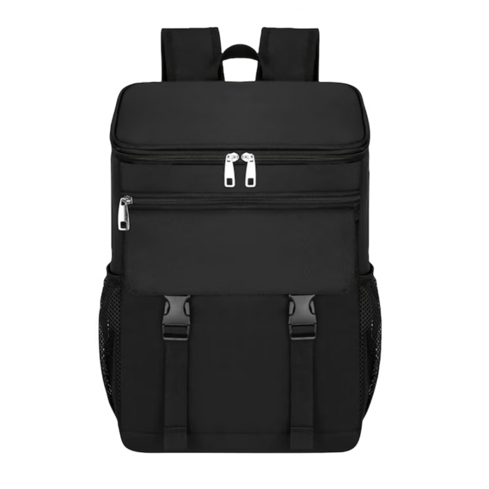 Rucsac frigorific si izoterm 25L, impermeabil, ajustabil, buzunare laterale, ideal pentru picnic si drumetii, Negru [1]